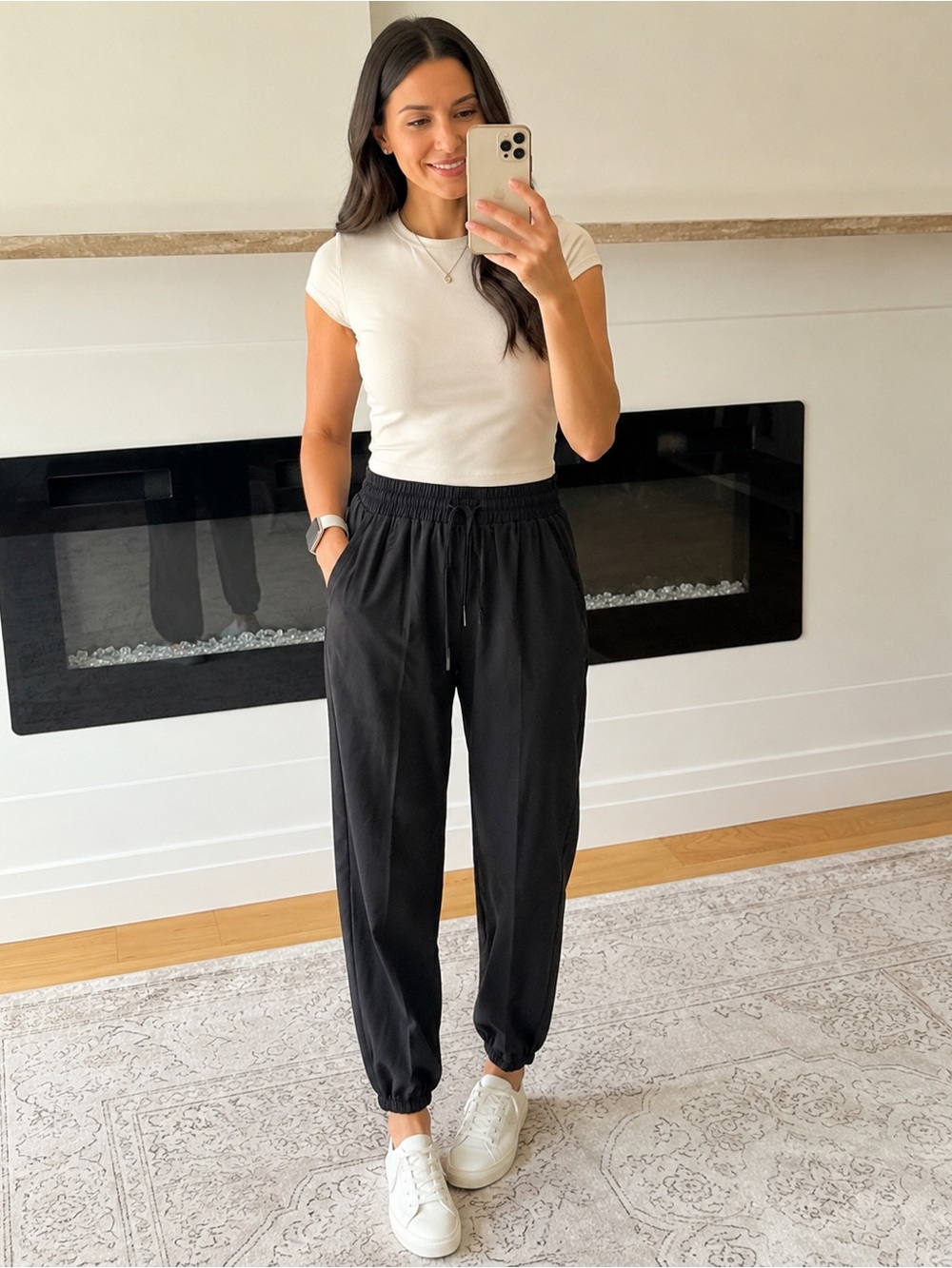Smash + Tess Black Jogger Sweatpants